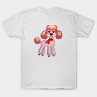 Cute Poodle Drawing T-Shirt